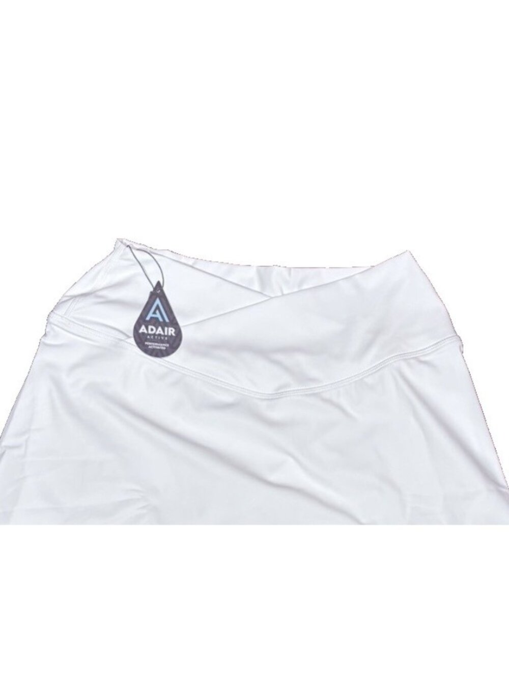 Adair Cross Waist Women's White 13.5'' Pull-On Skort - Pickleball/Tennis/Golf LA - Picture 2 of 6